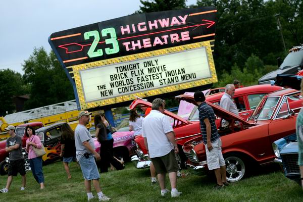 US-23 Drive-In Theater - BRICKS CRUISE FESTIVAL FROM JARED FIELD
